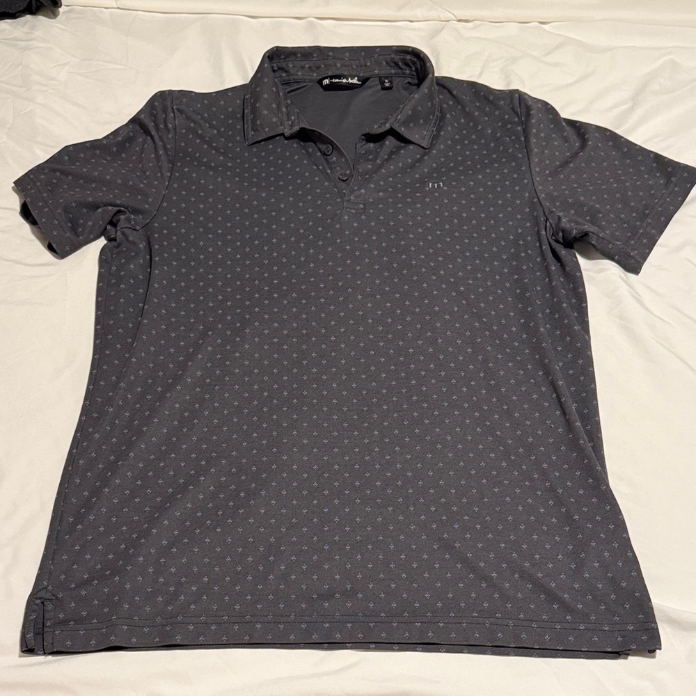 Travis Mathew Charcoal Polo Shirt